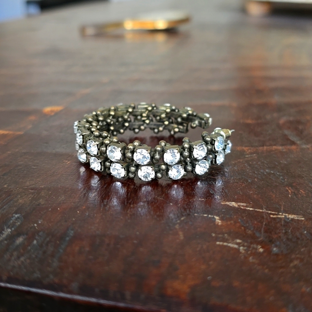 Large hoop earrings
